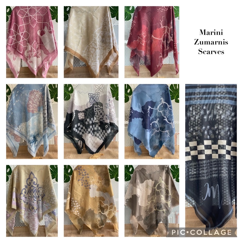 Kerudung by Marini Zumarnis Cuci Gudang - IM Scarf White