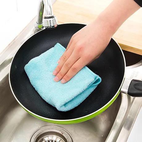 ☛TK☚ R048 Lap Tangan Microfiber Polos Hand Towel Gantung Dapur Handuk Kitchen Kualitas Kain Murah