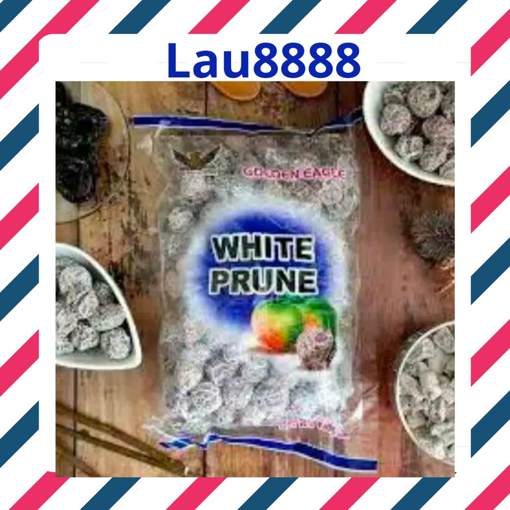 

Golden eagle White Prune / Manisan Buah Prune Putih/ Prune candy 500gr