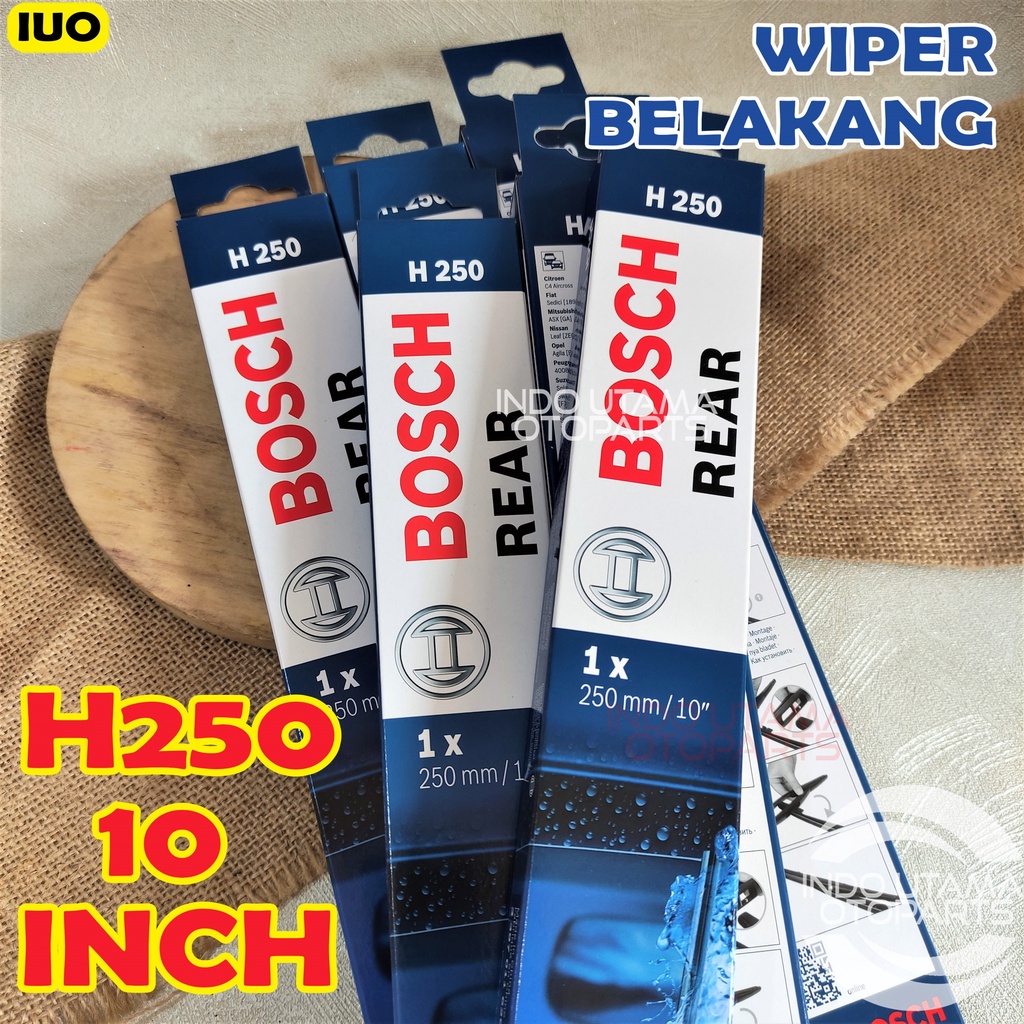 Wiper Belakang All New Brio Escape Vitara BOSCH 10&quot; Lock 3 H250