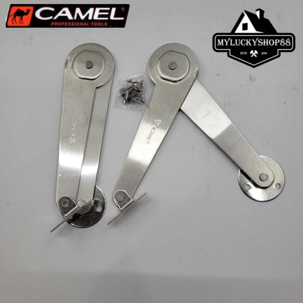 Camel Engsel Salon 9 Inch Pintu Jendela Lipat Stainless Steel 25 cm