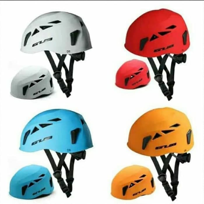 Helmet Helm Safety GUB D6 helm climbing outdoor - Biru Muda