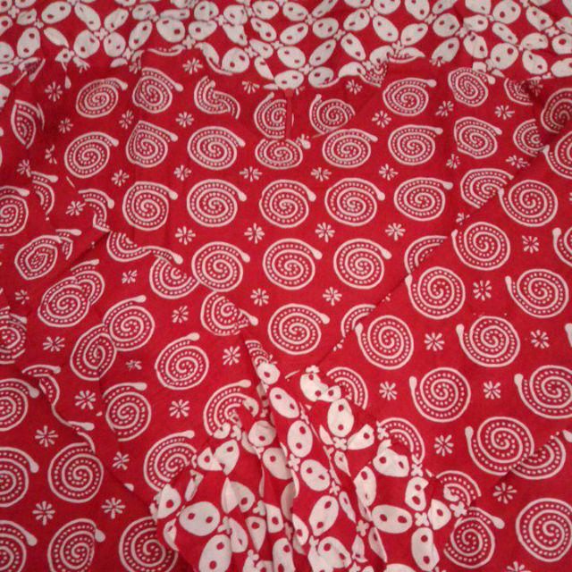 Juni Batik Gamis Batik Wanita Kombinasi Resleting Belakang All Size - Tali Samping