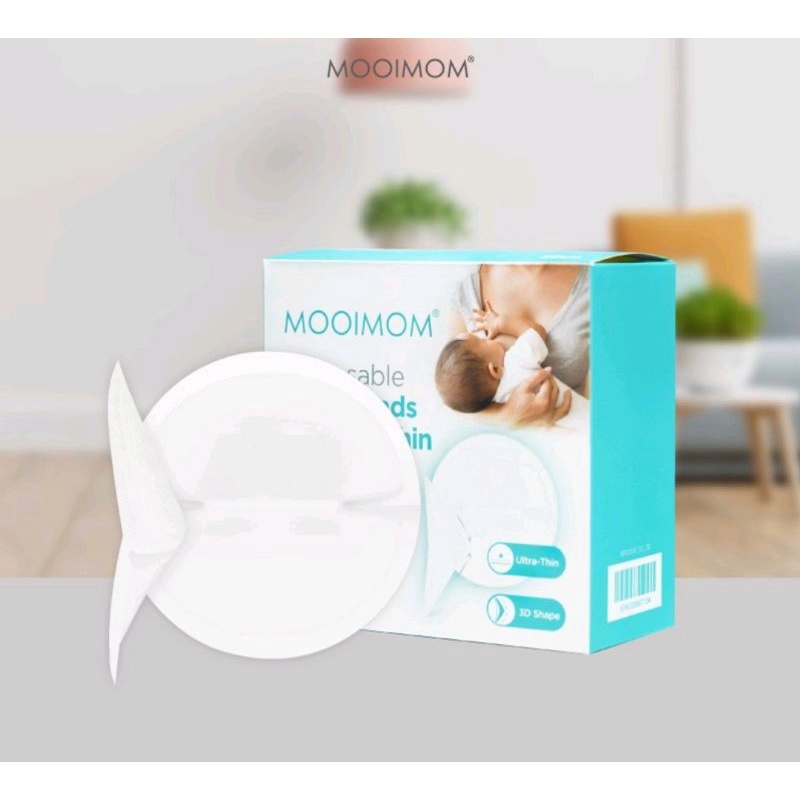 [READY STOCK] MOOIMOM Disposable Breast Pad 3D Ultra-Thin 30pcs