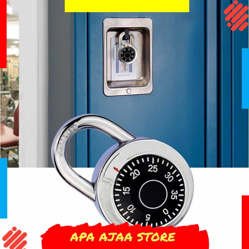 Hot Promo ! CJSJ Gembok Brankas Rotary Padlock Digit Combination Padlock - CH-209