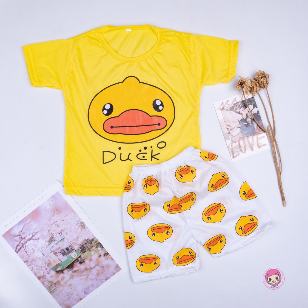 VS - SETELAN ANAK COWOK / SET ANAK LAKI LAKI KARAKTER FULL PRINT / SETELAN ANAK MOTIF KOMBINASI