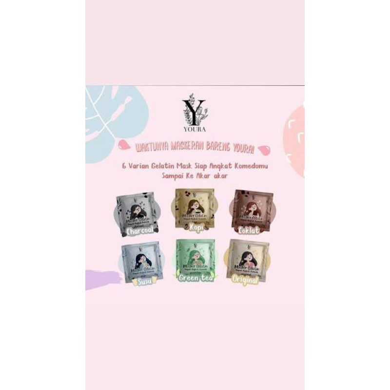 Masker Gelatin Komedo (Youra)