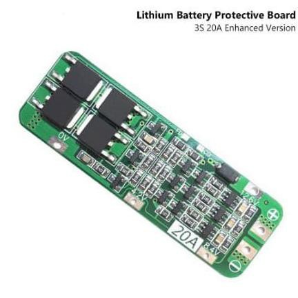 Bms 3S 20A 12.6V Baterai Li-Ion Lithium 18650 Charger Module Enhanced Tokmik23 Diminati Banget