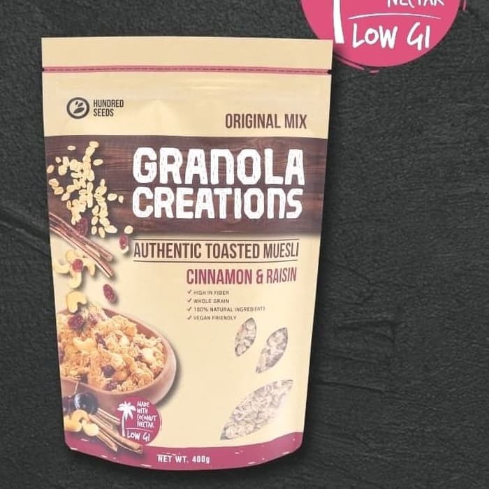 

Granola Creation 400gr - Cinnamon & Raisin (Ready Stock)