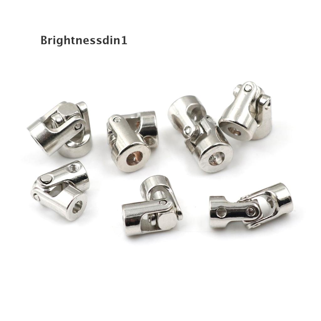 [Brightnessdin1] RC Boat Metal Cardan Joint Gimbal Couplings Universal Joint Accessories #