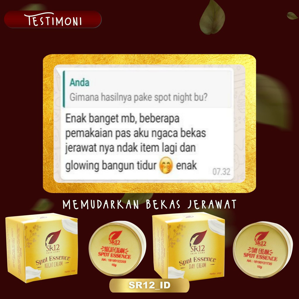 SPOT KRIM SR12 / SPOT ESSENCE CREAM SR12