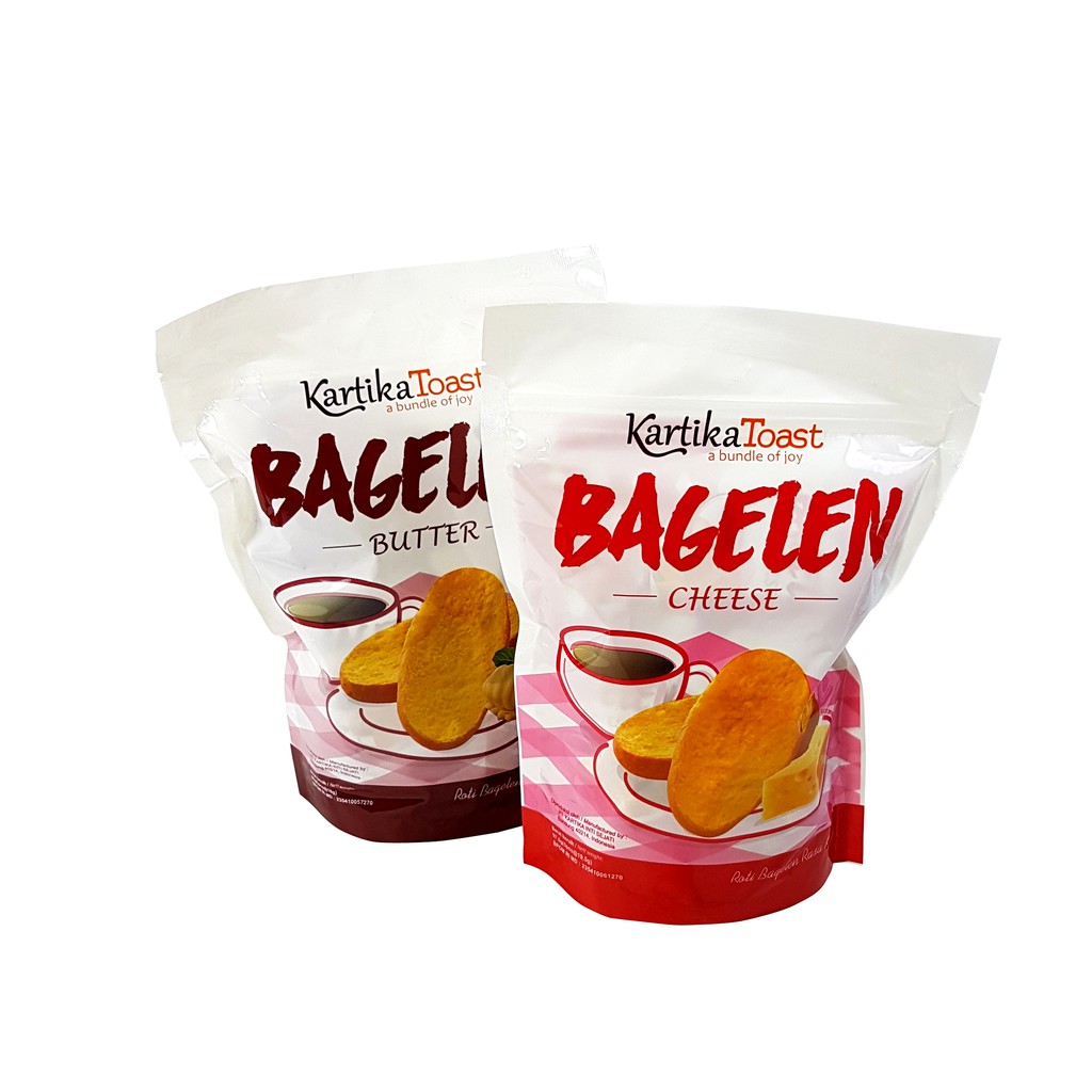 

Kartika Toast Bagelen Butter/ Bagelen Cheese Medium Pouch - Isi 4 Bks