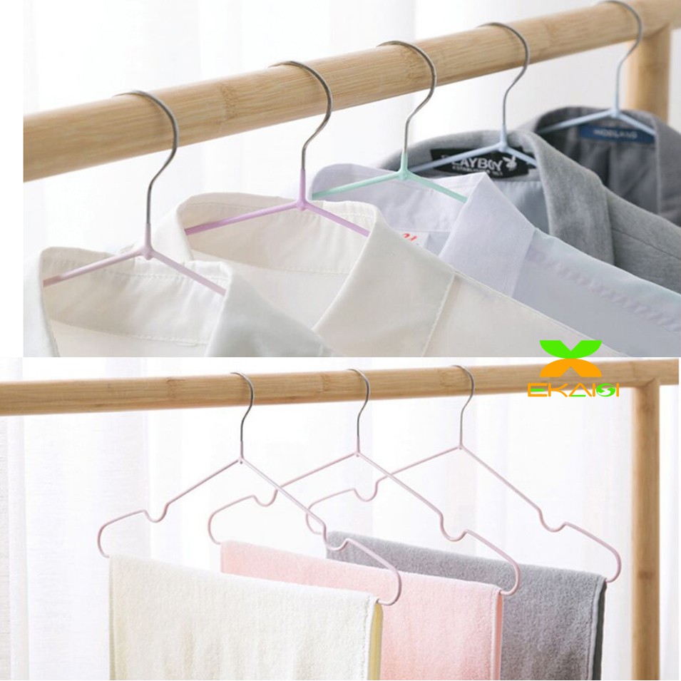 Ekaisi Hanger baju gantungan baju  anti karat hanger pakaian dewasa hanger stainless