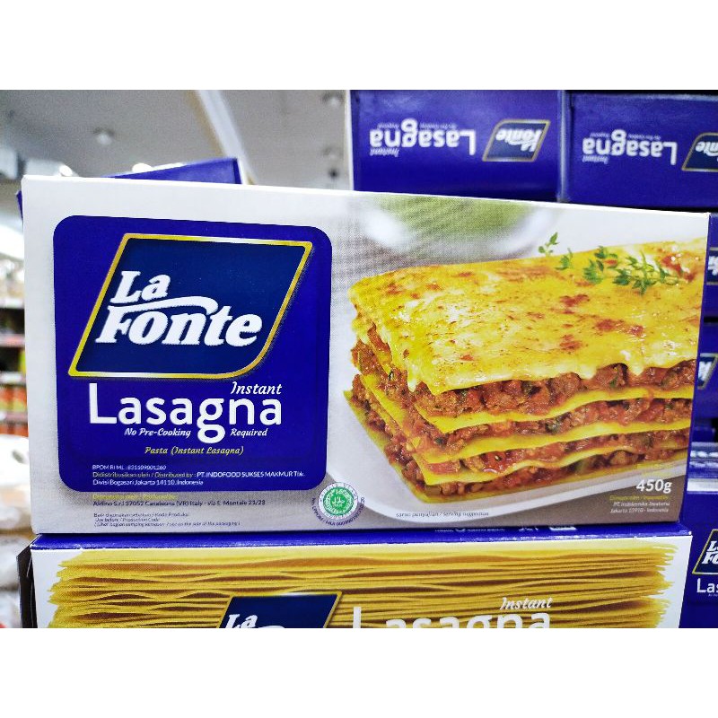 

Lafonte Lasagna 450Gr - lasagna skin