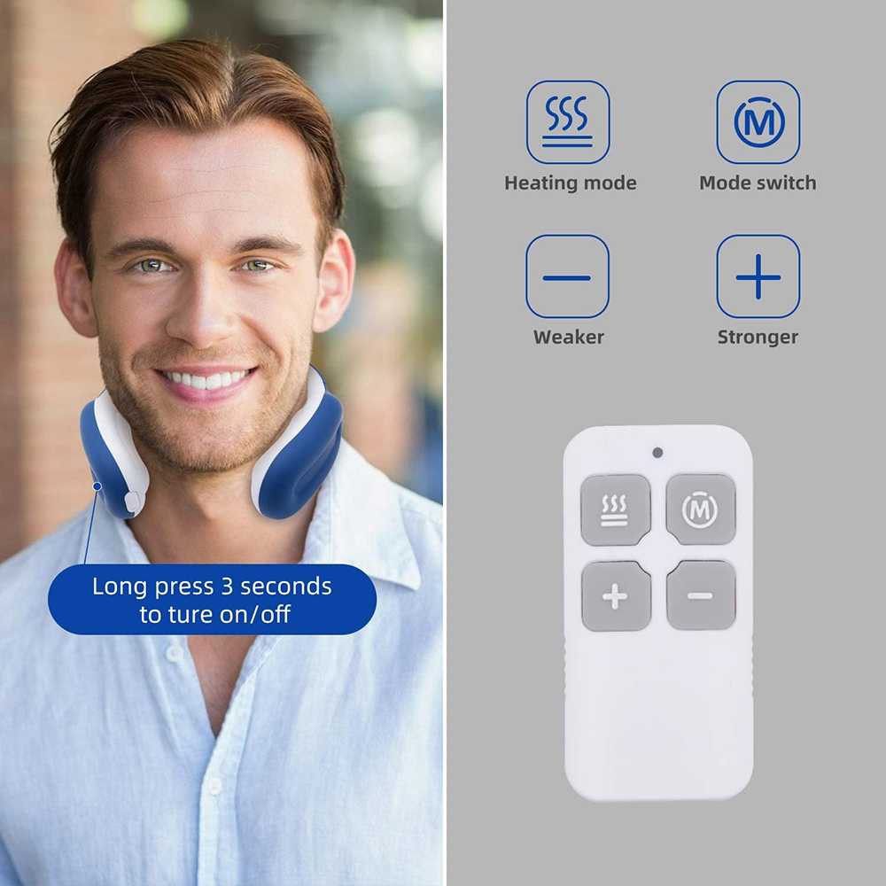 Alat Pijat Leher Terapi Perawatan Diri Neck And Shoulder Massager Relief Muscle Pain USB Charging