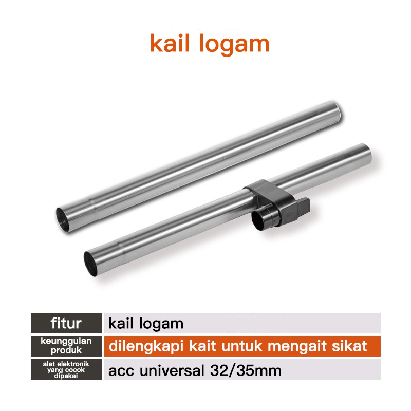 Aksesori Penyedot Debu - (hanya untuk digunakan dengan penyedot debu toko kami)