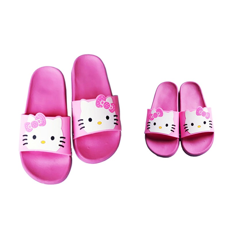 Sandal Selop anak / sendal karet anak karakter Hello Kitty Ukuran 26-35