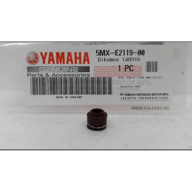 SIL SEAL KLEP MIO NOUVO FINO XEON KARBU ASLI ORI YAMAHA 5MX E2119 00