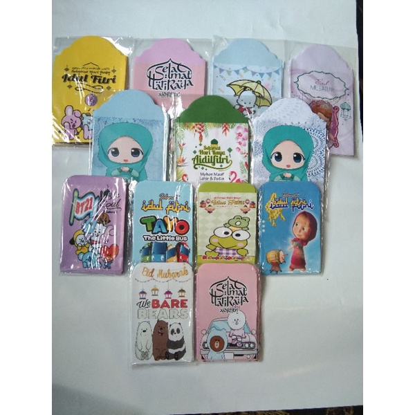 

AMPLOP LEBARAN UNIK LUCU MURAH ISI 10
