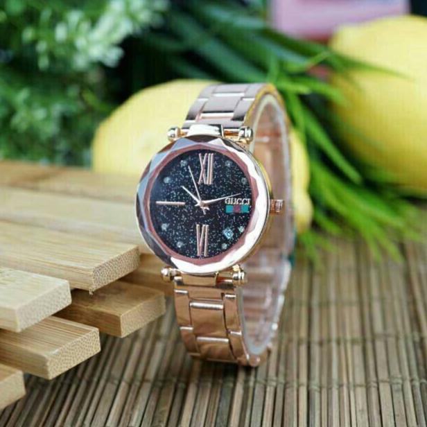 JAM TANGAN WANITA GUCCI 8899 RANTAI PERMATA