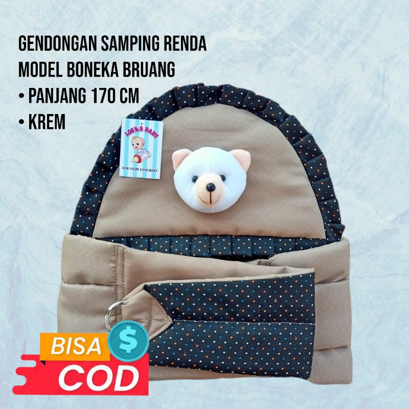 Gendongan bayi  samping topi asli termurah