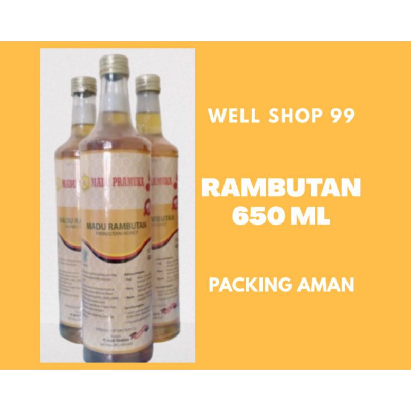 

Madu Pramuka Rambutan 650 ml