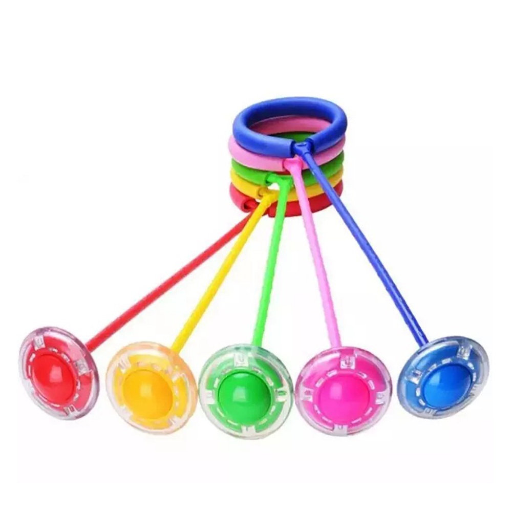 Hula Hoop Kaki Flashing Jumping Ball Hulahop