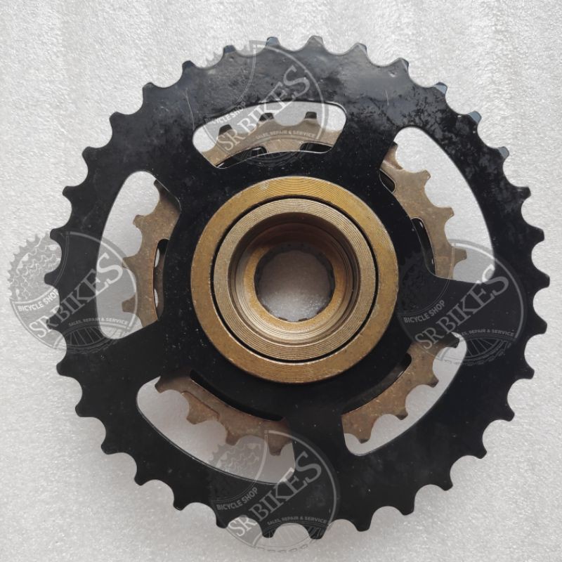 Freewheel Gir Susun 7 Speed Sepeda 14-34T MEGARANGE. ULIR DRAT. ETERNA