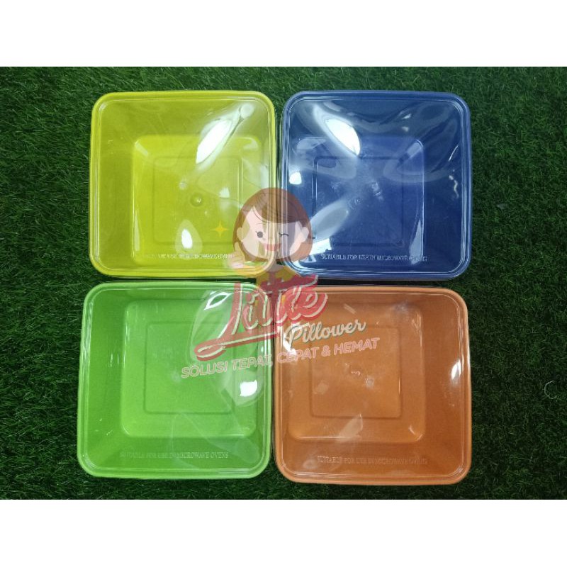 Kotak 1500ml ORANGE/ Lunch Box Kotak Plastik/Kotak Makan