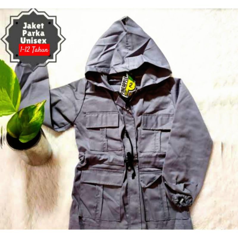 Home-FAIZAH Jaket Anak Unisex Model Parka/Jaket Hangat Anak Anak/Jaket Fashions Anak