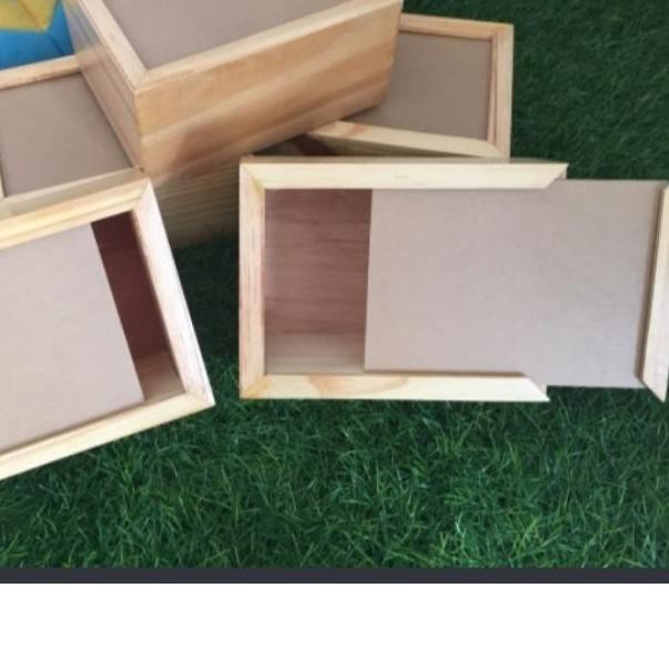 

✥ Sliding Acrylic Box 15x20cm Kotak Akrilik Geser Hampers Packaging Serbaguna Unik Murah Berkualitas