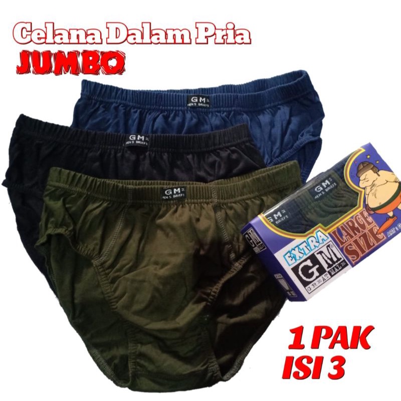 Celana Dalam Pria Big Size Jumbo 3L - 5L