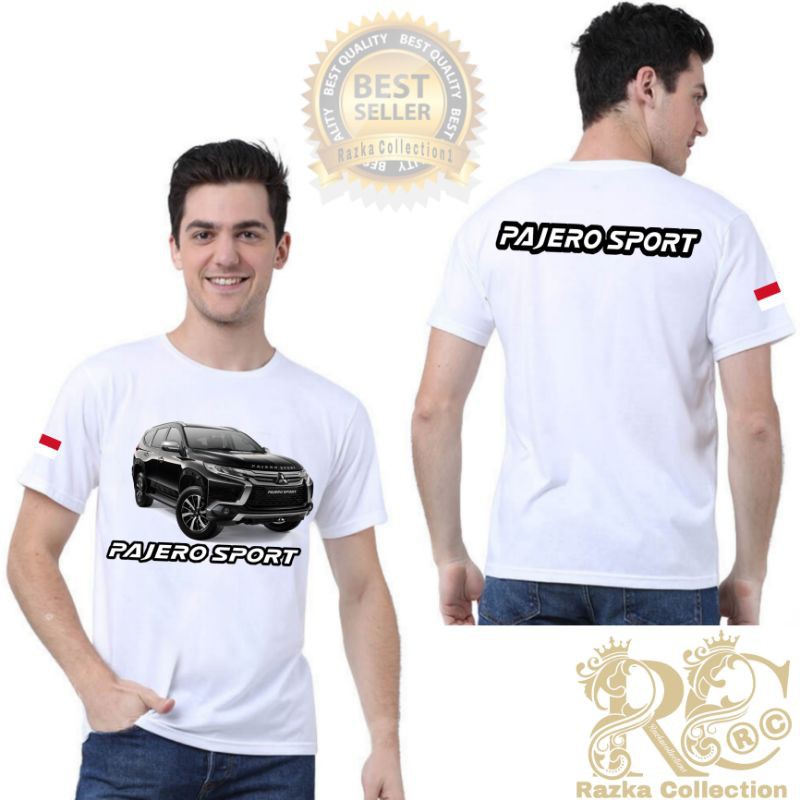 Baju Kaos Pajero Sport / Kaos Mitsubishi Pajero Sport Indonesia terbaru / kaos all new pajero sport