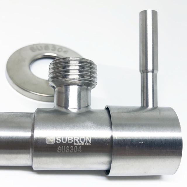 Sus 304 Stop kran cabang stainless steel tebal kuat dof murah