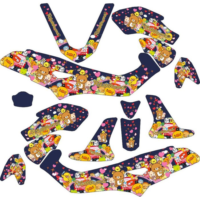 Sticker N-MAX Fullbody Rilakkuma