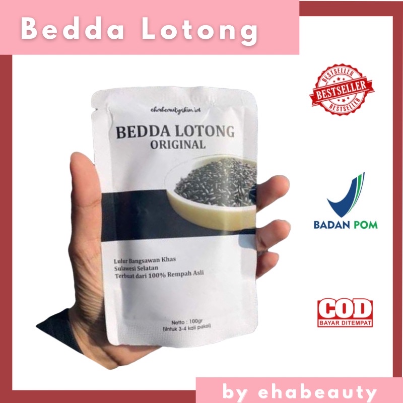 EHABEAUTYSKIN BEDDA LOTONG / LULUR BUGIS / BEDDALOTONG / LULUR BEDDA LOTONG / LULUR VIRAL EHABEAUTYSKIN