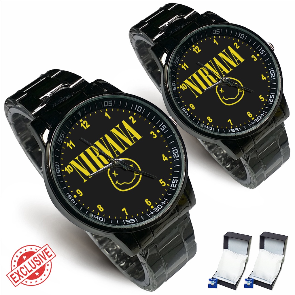 Jam Tangan Rantai Couple NIRVANA (Awesome)