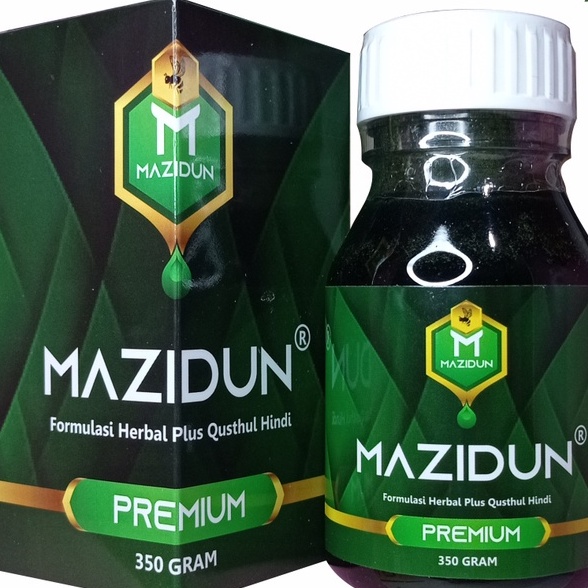 Mazidun Madu Hijau Herbal Lambung, gerd, maag Plus Qusthul Hindi 350 gr -  Mazidun Original