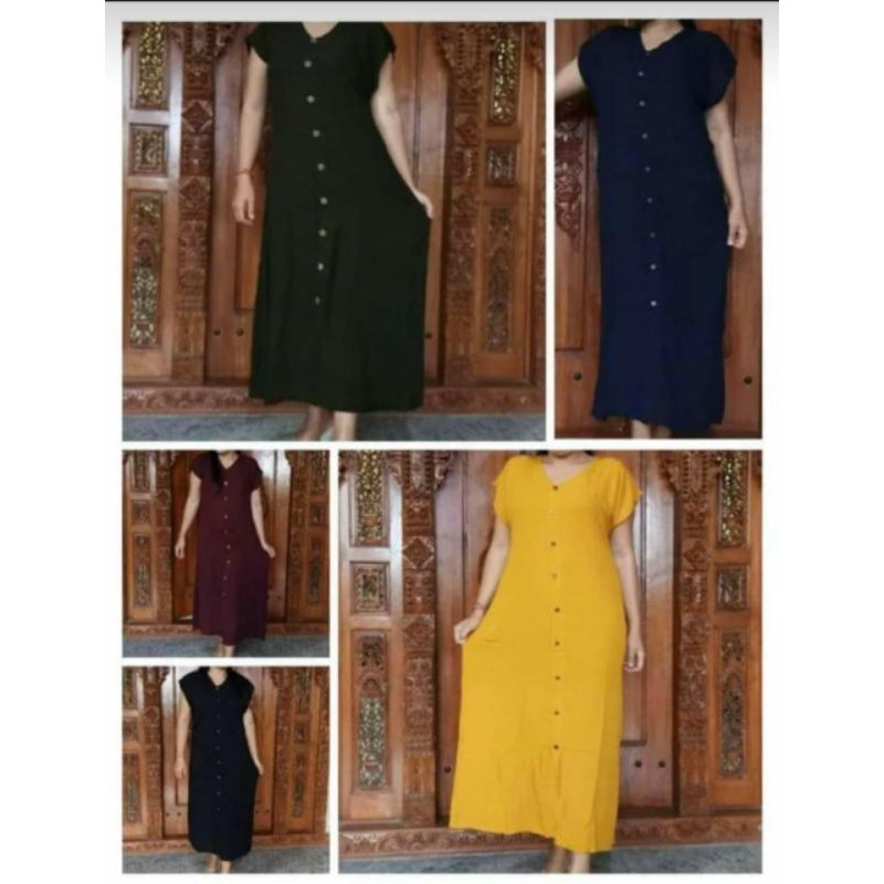Long Dress Kringkel Rayon Bali