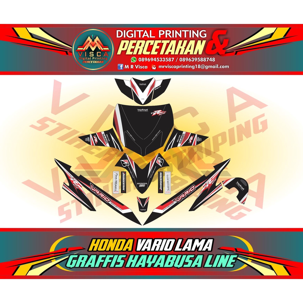 DECAL VARIO OLD110 FULLBODY - DECAL HONDA VARIO KARBU old