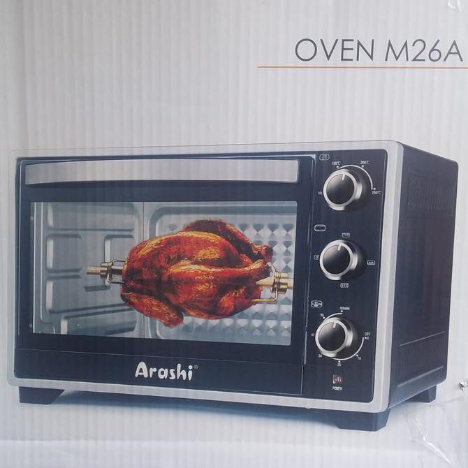Oven Listrik Murah 26 Liter Oven Arashi M26A Kompor Oven Arashi Kzely8Fnnv