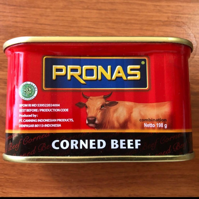 

Da202X6 Pronas Corned Beef Kecil / Kornet Dagind Sapi 198Grm Xa20X1
