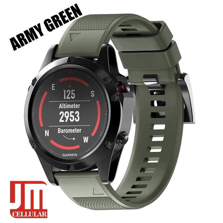 Tali Strap GARMIN Fenix 6 / Forerunner 945 - Quick Fit Black Buckle