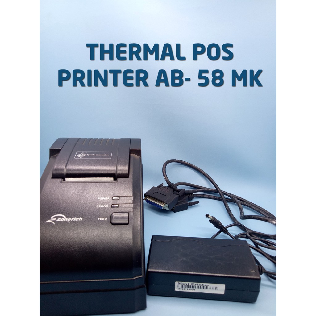 ZONERICH THERMAL PRINTER AB-58 MK JUAL RUGI