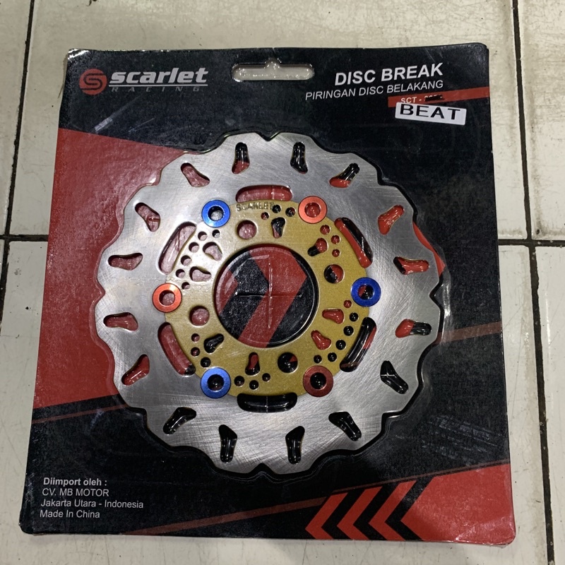 PIRINGAN CAKRAM SCARLET VARIASI HONDA BEAT/BEAT FI/BEAT ESP/ALL NEW BEAT