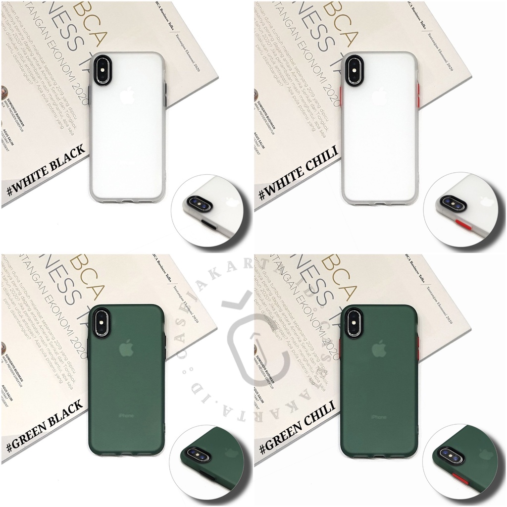 IPHONE 6 6G 6S 6 PLUS 7G 8G SE 2020 7 PLUS 8 PLUS X XS XS MAX XR IPHONE 11 11 PRO 11 PRO MAX - TRIO DOFF TPU Soft Case Matte