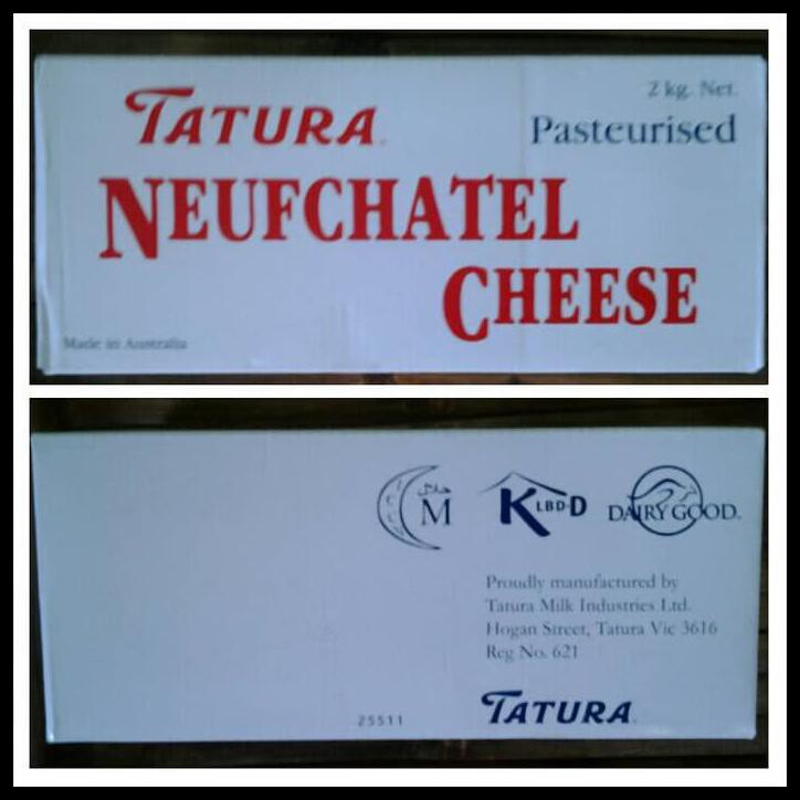 

Terjamin Cream Cheese Tatura Neufchatel