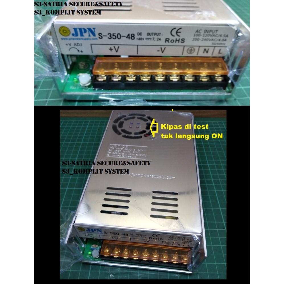 Power Supply Adaptor 48V 4A 5A 6A gunakan 48V 7,3A JPN 7.3A