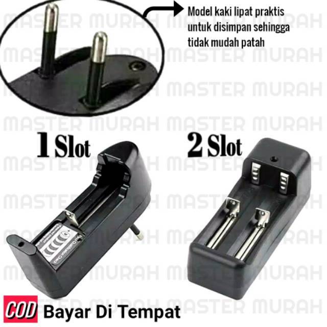 Charger Baterai Universal 1slot 2slot Cas Universal Casan