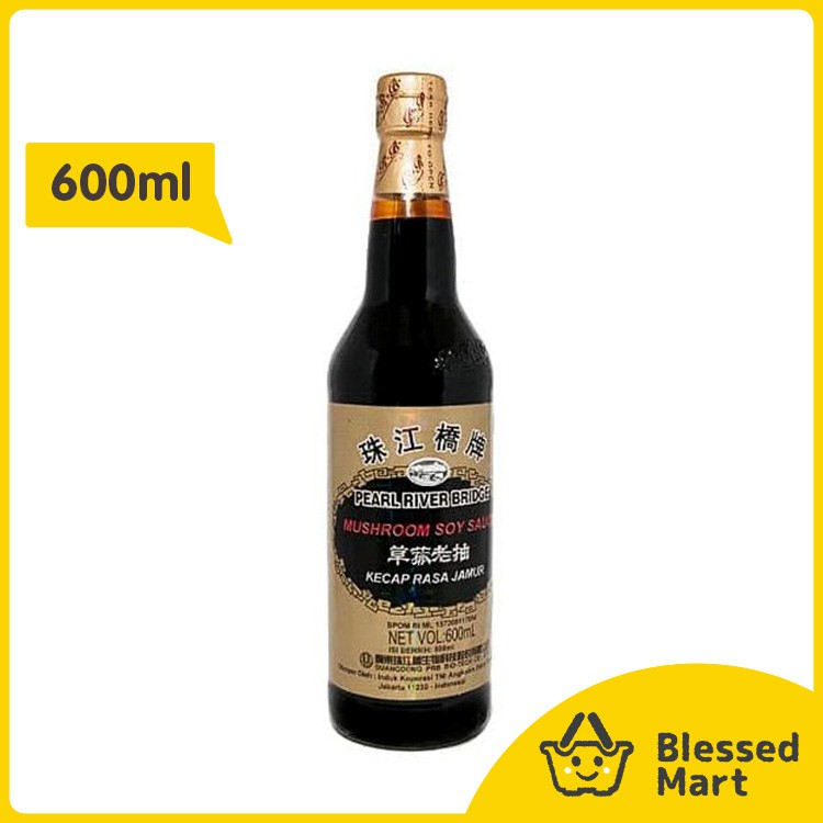

Kecap Jamur / Pearl River Bridge Mushroom Soy Sauce / Kecap Rasa Jamur 600ml